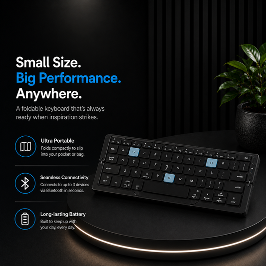 Folding Bluetooth Keyboard