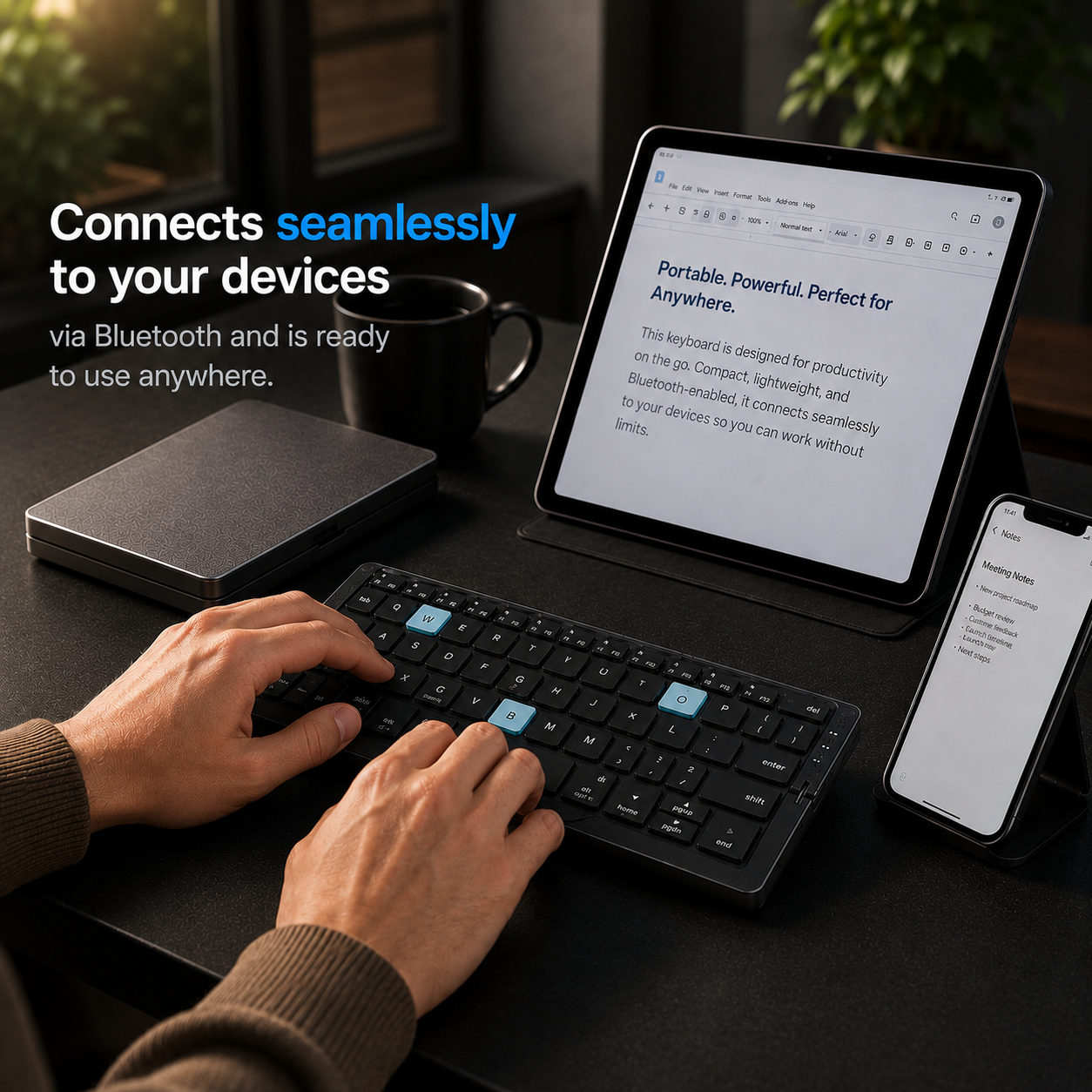 Folding Bluetooth Keyboard